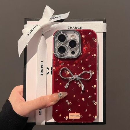 4 Premium Floral Bow Case